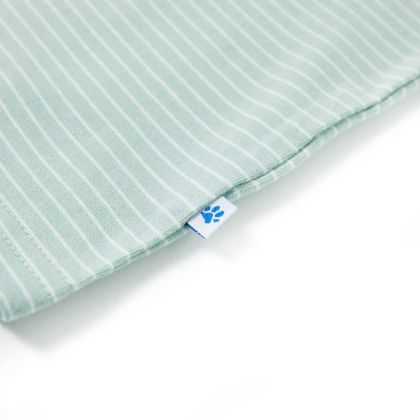 Детска тениска с ивици, светла мента, 104