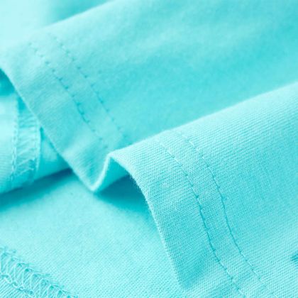 Детска тениска с къс ръкав, аква, 92