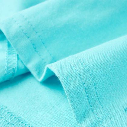 Детска тениска с къс ръкав, аква, 128