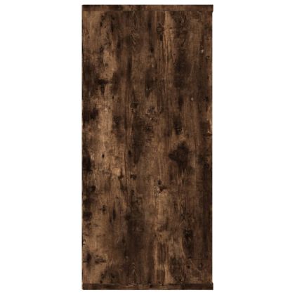 Библиотека/бюфет, опушен дъб, 66x30x98 см, инженерно дърво