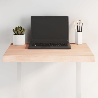 Плот за маса 60x40x(2-4) см необработено масивно дърво жив ръб