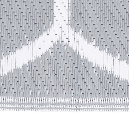 Килим за открито, ARAKIL сив, 140x200 см, PP