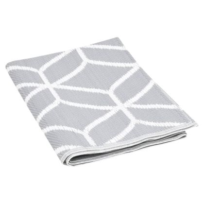 Килим за открито, ARAKIL сив, 140x200 см, PP