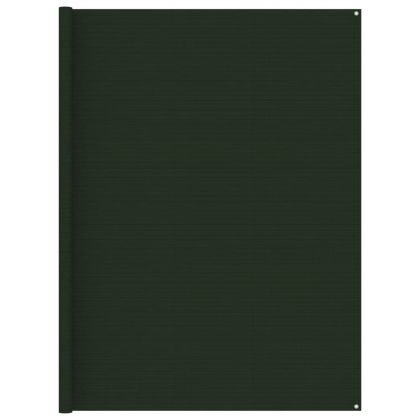 Килим за палатка, 250x450 см, тъмнозелен