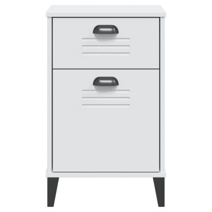 Нощно шкафче VIKEN, бяло, инженерно дърво