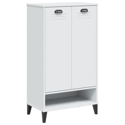 Шкаф за обувки VIKEN, бял, инженерно дърво