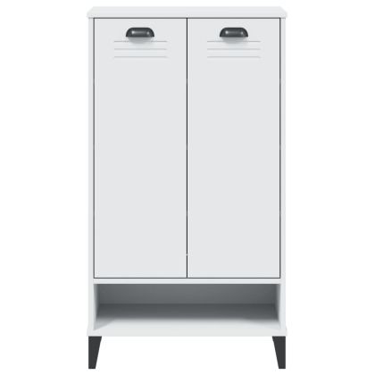 Шкаф за обувки VIKEN, бял, инженерно дърво