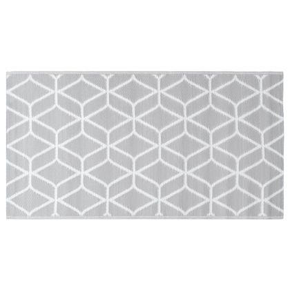 Килим за открито, ARAKIL сив, 80x150 см, PP