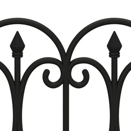 Кантове за тревни площи, 17 бр, черни, 10 м, PP