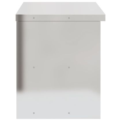 Кухненски стенен шкаф с плъзгащи се врати, неръждаема стомана