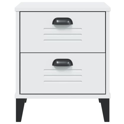 Нощно шкафче VIKEN, бяло, инженерно дърво