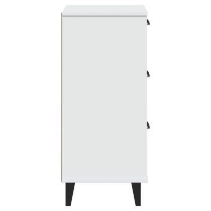 Нощно шкафче VIKEN, бяло, инженерно дърво