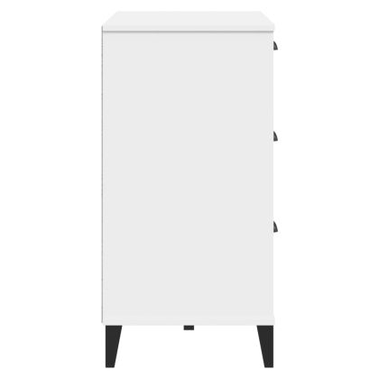 Шкаф с чекмеджета VIKEN, бял, инженерно дърво