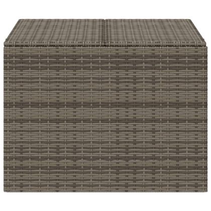 Градински сандък за съхранение, сив, 291 л, полиратан