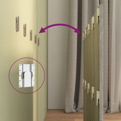 Табла за легло, сив сонома, 120x1,5x80 см, инженерна дървесина