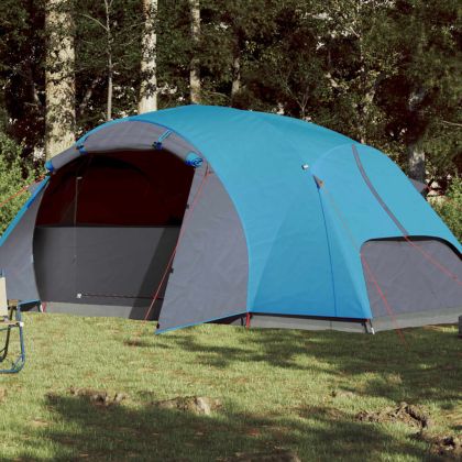 Семейна палатка Crossvent 8-местна синя водоустойчива