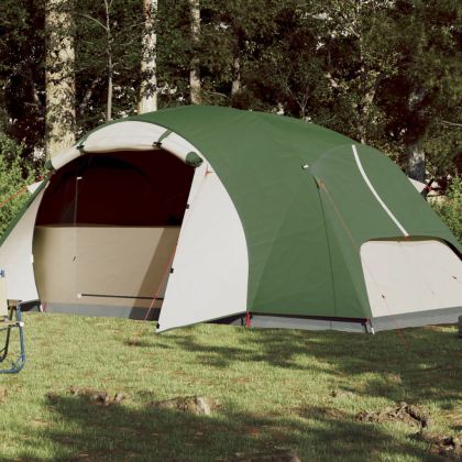 Семейна палатка Crossvent 8-местна зелена водоустойчива