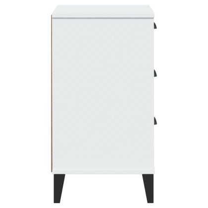 Нощно шкафче VIKEN, бяло, инженерно дърво