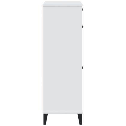 Шкаф за обувки VIKEN, бял, инженерно дърво