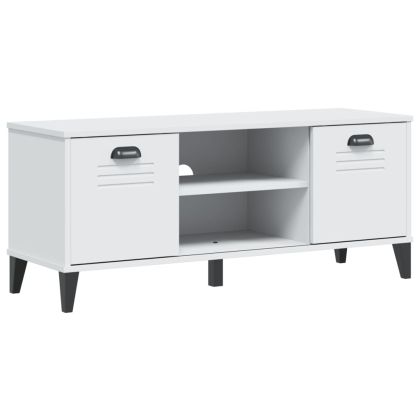 Пейка за обувки VIKEN, бяла, 106x35x45 см, инженерно дърво