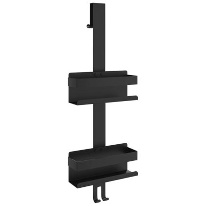 Органайзер за душ кабина, черен мат, неръждаема стомана 304