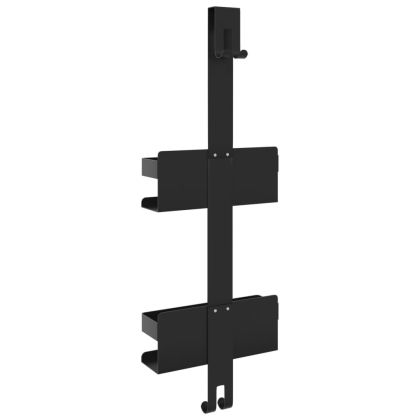 Органайзер за душ кабина, черен мат, неръждаема стомана 304