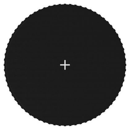 Отскачаща повърхност за кръгъл батут 13 Ft/3,96 м черен текстил