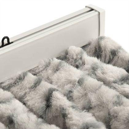Ресни за врата против мухи, светлосиво и тъмносиво, 100x230 см