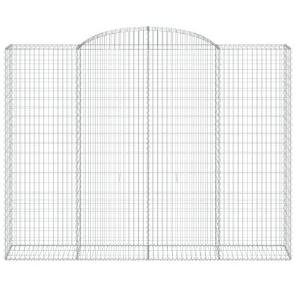 Габионни кошници арка 8 бр 300x50x220/240 см поцинковано желязо