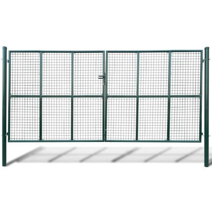 Градинска мрежеста оградна врата, 415x250 см / 400x200 см