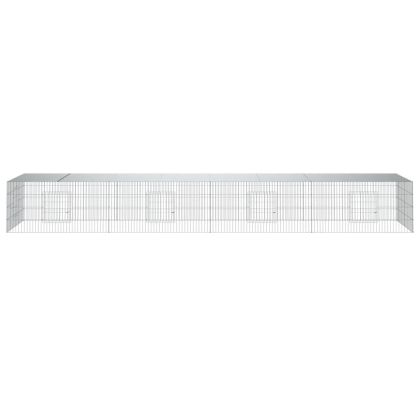 Клетка за зайци, 4 панела, 433x109x54 см, поцинковано желязо