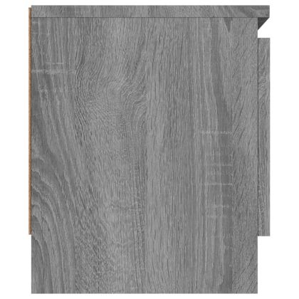 ТВ шкаф с врата, сив сонома, 102x30x36 см