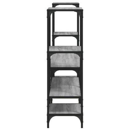 ТВ шкаф, сив сонома, 206,5x28,5x95 см, инженерно дърво