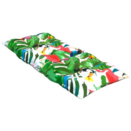 Възглавници за столове с облегалки 6 бр шарени Оксфорд плат