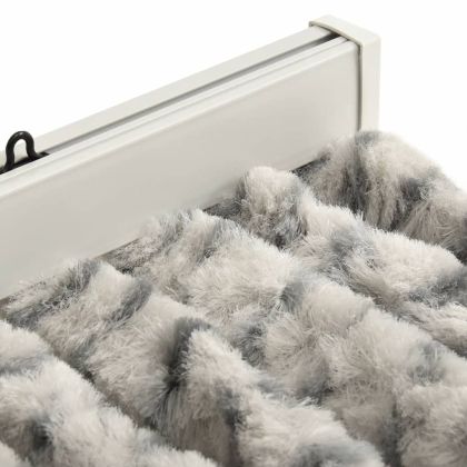 Ресни за врата против мухи, светлосиво и тъмносиво, 100x200 см