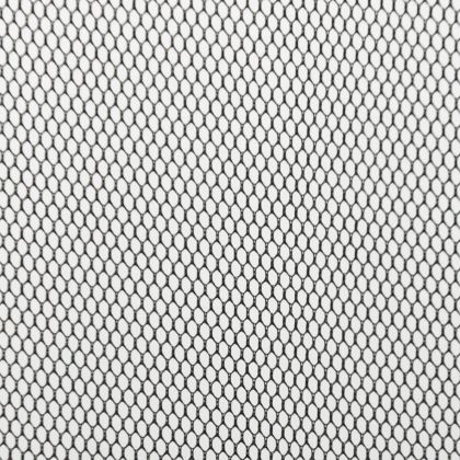 Комарник за врата с мрежеста завеса черен 100x220 см полиестер