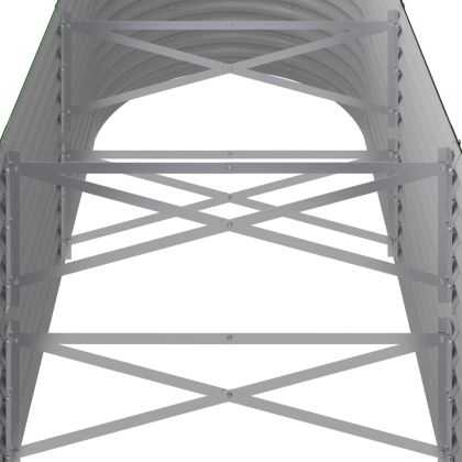 Градинска повдигната леха поцинкована стомана зелена