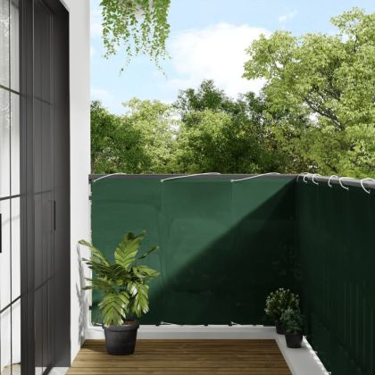 Балконски параван тъмнозелен 120x700 см 100% полиестер оксфорд