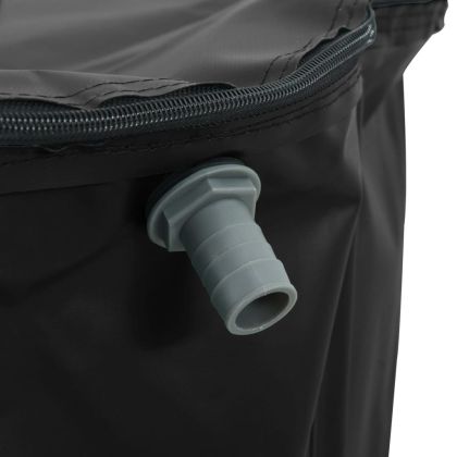 Резервоар за вода с кран, сгъваем, 380 л, PVC