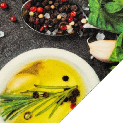Кухненско килимче, миещо, подправки, 45x150 см, кадифе