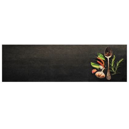 Кухненско килимче, миещо, подправки, 45x150 см, кадифе