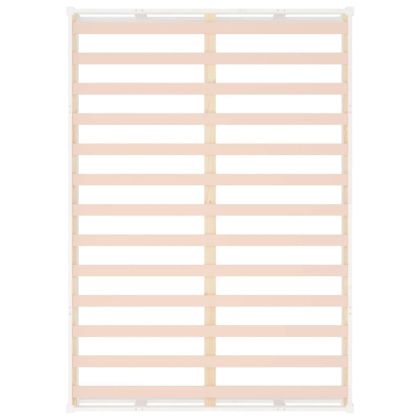 рамка за легло бяло 135x190 см Double масивно дърво