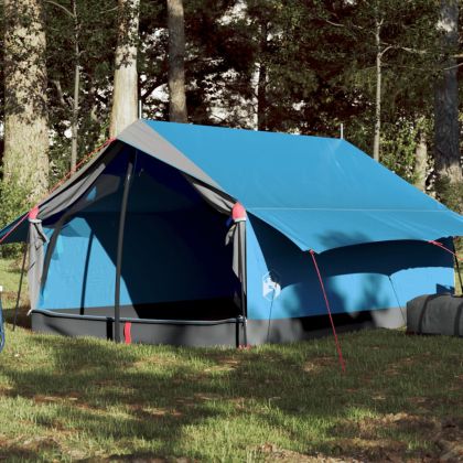 Къмпинг палатка за 2 души, синя, водоустойчива