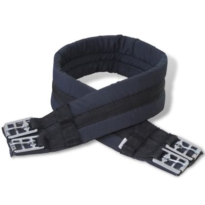 К-т за яздене със седло от естествена кожа, черен 16", 14 см, 5 в 1