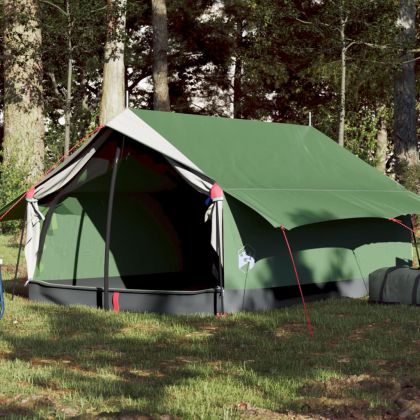 Къмпинг палатка за 2 души, зелена, водоустойчива