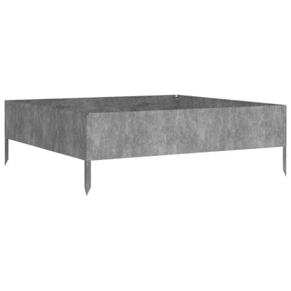 Градинска повдигната леха 100x100x33,5 см кортенова стомана