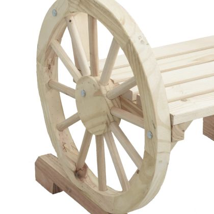 Градински стол 58x58x78,5 см масивно чамово дърво