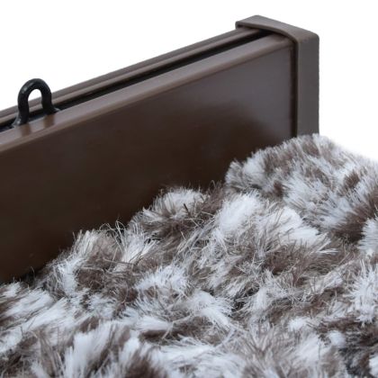 Завеса против насекоми, кафяво и бежово, 118x220 см, шенил