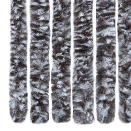 Завеса против насекоми, кафяво и бежово, 118x220 см, шенил