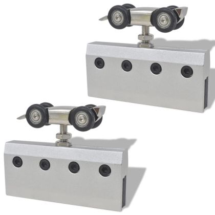 Плъзгаща врата, алуминий и стъкло, 178 см, сребриста